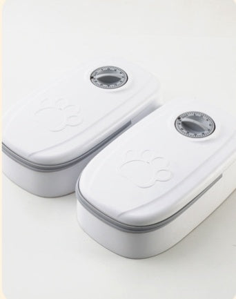Automatic Pet Feeder – Smart Food & Water Dispenser with Stainless Steel Bowls for Cats & Dogs