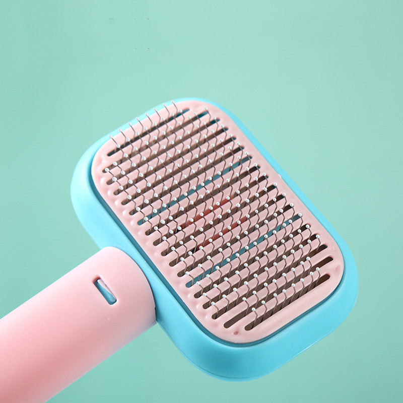 Pet Cat & Dog Hair Brush – Anti-Knot, Massage & Grooming Comb