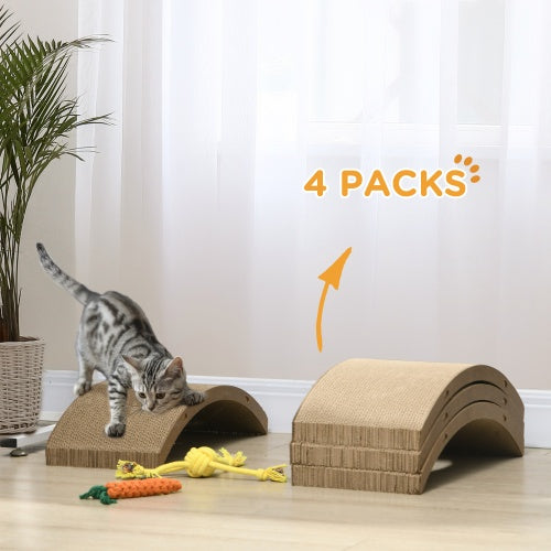 Multifunctional Cat Scratching Wheel – Reversible Cardboard Scratcher & Play Toy for Indoor Cats