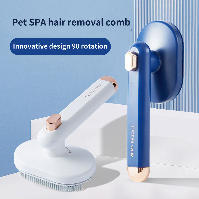 Pet Hair Remover Comb β Self-Cleaning Grooming Brush for Dogs & Cats