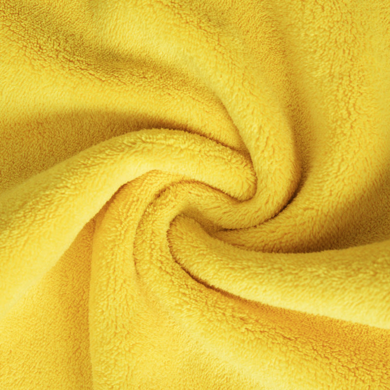 Super Absorbent Pet Bath Towel – Quick Dry Microfiber for Dogs & Cats (Yellow)