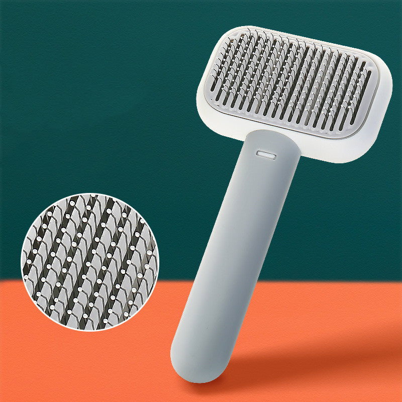 Pet Cat & Dog Hair Brush – Anti-Knot, Massage & Grooming Comb